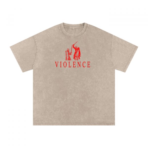 https://ajmall-vc-public-bucket.oss-us-west-1.aliyuncs.com/hugepod/material/custom_printing/330a9a57878e4cb89ec70531cee6ece3.png VIOLENCE by Deus Ego - Snow Washed Oversized T-Shirt